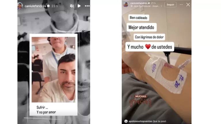 El preocupante estado de salud de Andrés Caniulef - Andrés Caniulef | Instagram