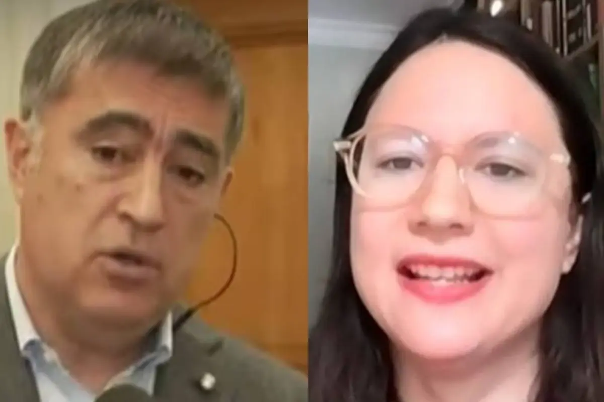 Fuerte cruce entre Mario Desbordes e Irací Hassler en Mucho Gusto, Captura | Mucho Gusto 