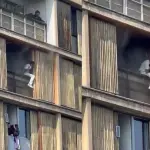 Imágenes dramáticas en el centro de Santiago, Captura