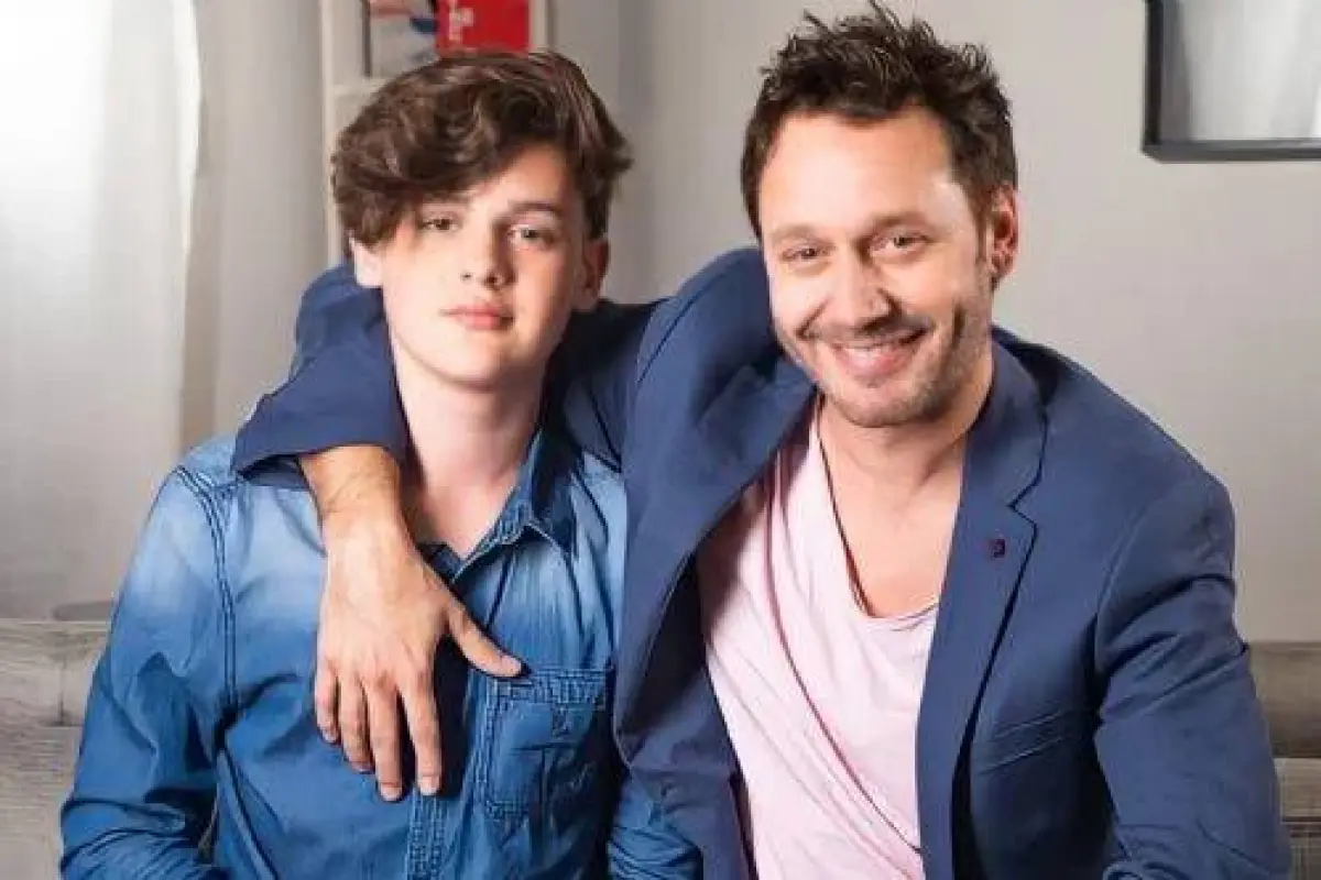Benjamín Vicuña y su hijo Bautista , Redes sociales | Referencial