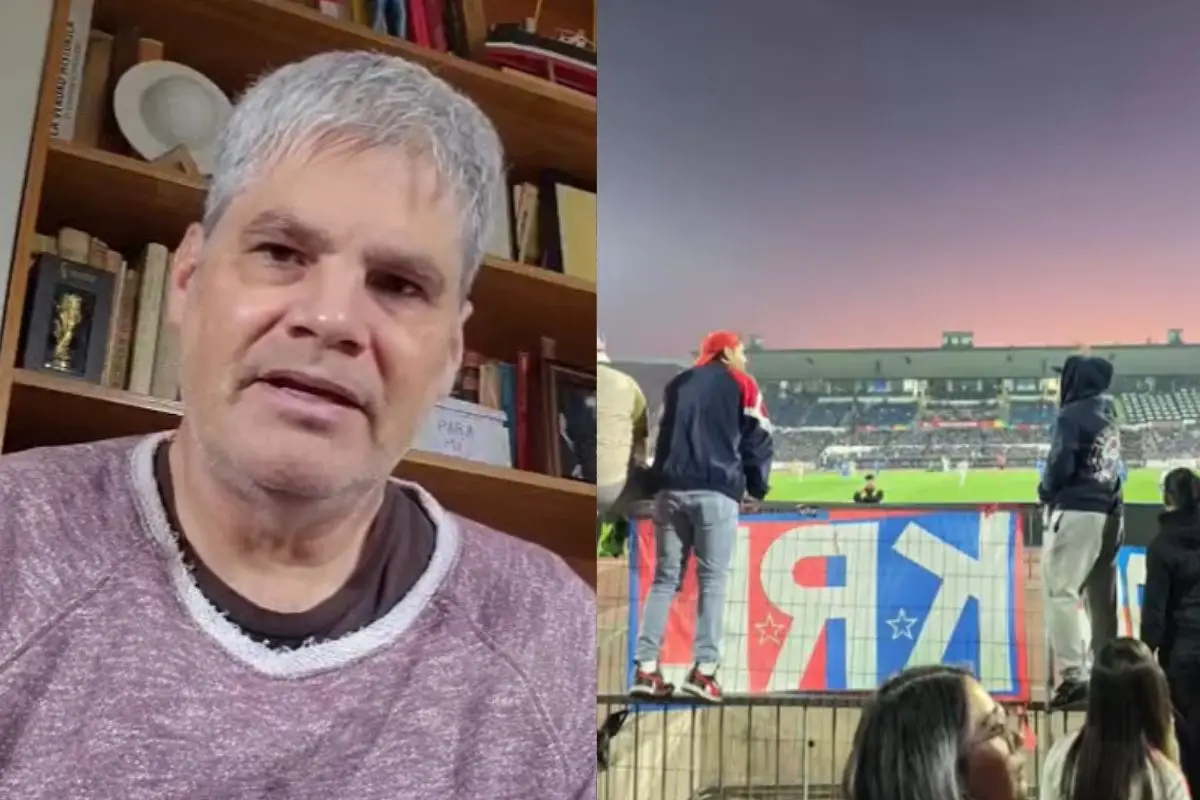 Hinchas de la U no dejaban ver el partido, Captura