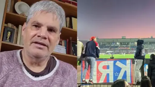 Hinchas de la U no dejaban ver el partido, Captura