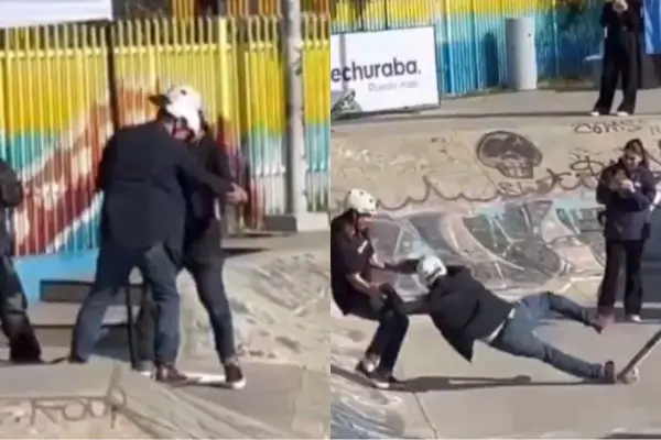 La caída de Gonzalo Durán ,Captura de pantalla