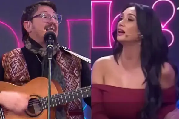 La ácida broma de Violento Parra a Pamela Díaz  ,Canal 13 | Captura