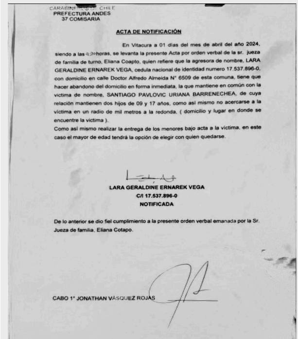 Acta Judicial Santiago Pavlovic - Captura
