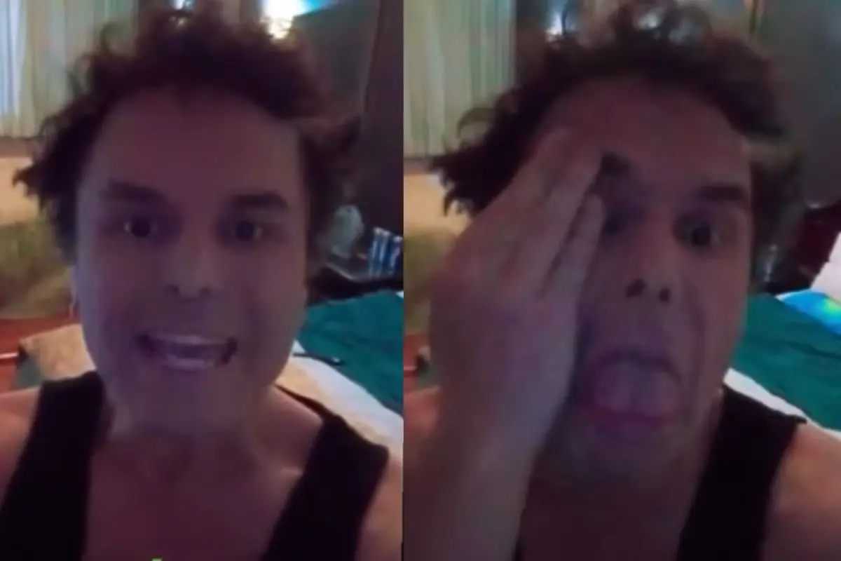 El agresivo video del primo de Martín de los Santos, Instagram