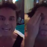 El agresivo video del primo de Martín de los Santos, Instagram