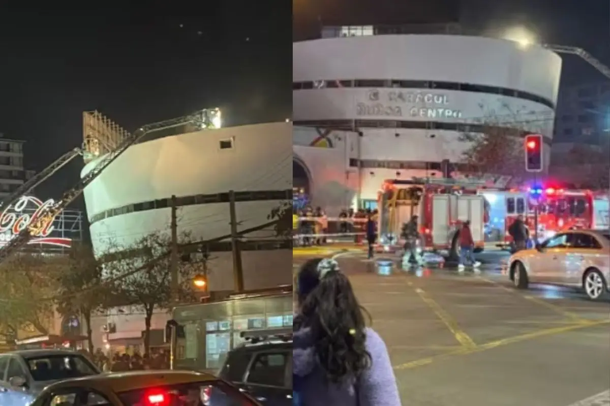 Un incendio afectó al Caracol Ñuñoa, red X