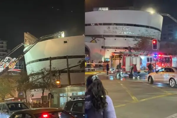Un incendio afectó al Caracol Ñuñoa ,red X