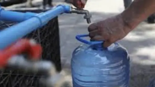 corte de agua