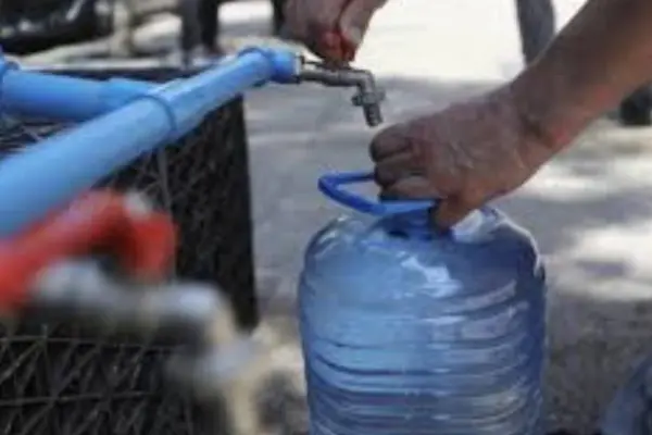 corte de agua