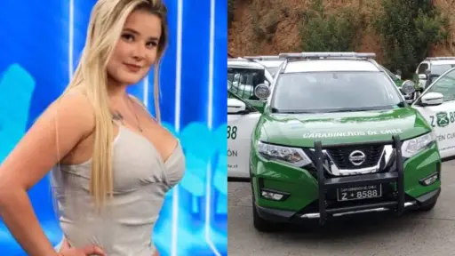 Ex carabinera debutará en Arsmate con video hot en carro policial, Redes sociales | Referencial