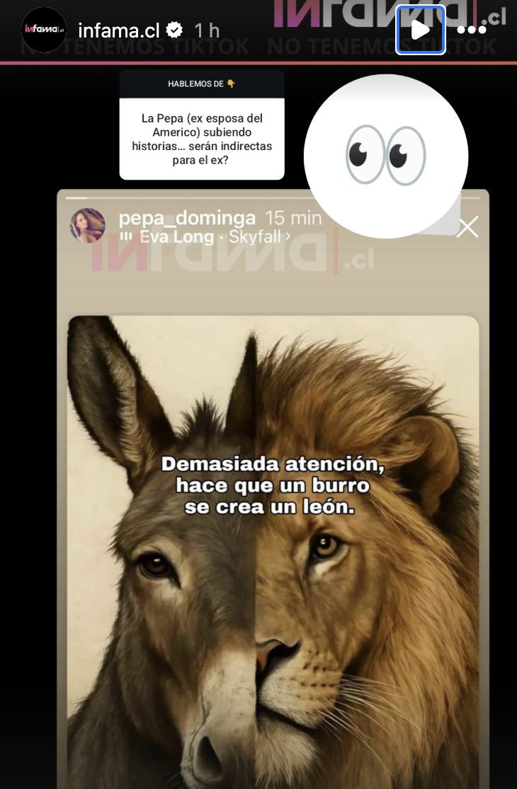 ¿El mensaje de la ex sería para Américo? - Instagram