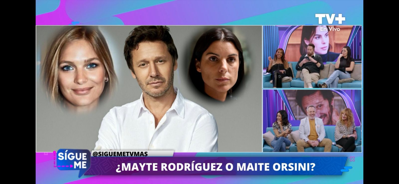 En Sígueme dijeron que Vicuña engañó a la China con Maite Orsini - Captura de Youtube
