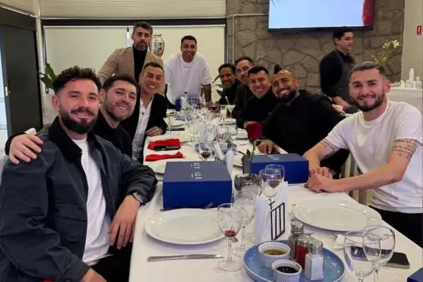 Amistad de la Roja sin Marcelo Díaz ,Instagram