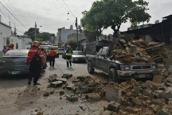 Destrucción en Guatemala ,red X