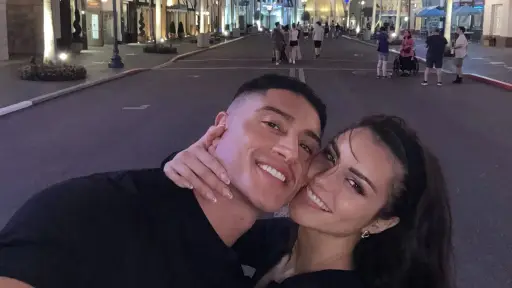 Emilia Dides y Sammis Reyes, Instagram
