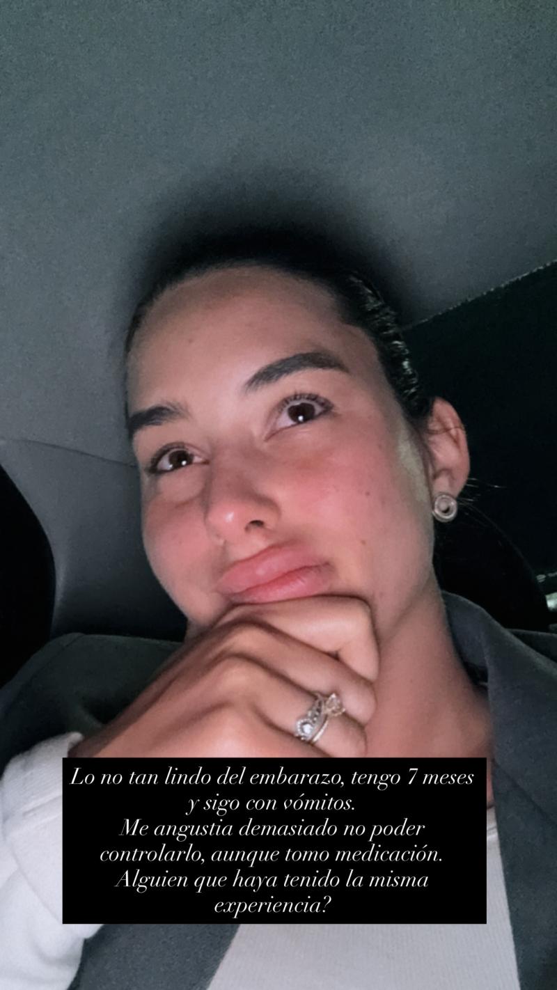 El síntoma que siente Melina Noto en su embarazo - Melina Noto | Instagram