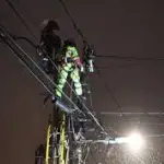 Lluvia corte de luz ,    