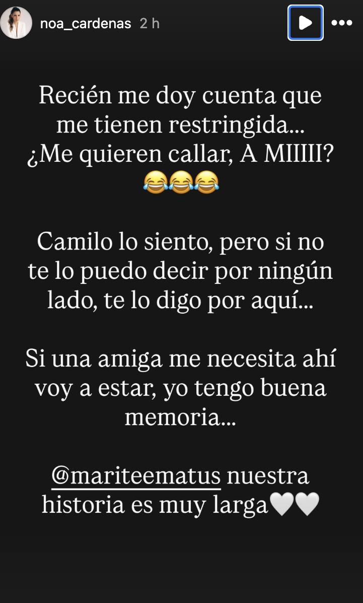 Amiga de Marité Matus reveló cómo Camilo Huerta la traicionó - Instagram