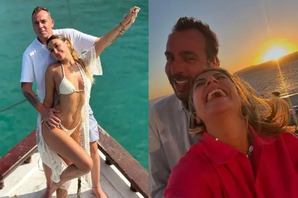Francisco Kaminski disfrutando de la vida con Camila Andrade ,Instagram