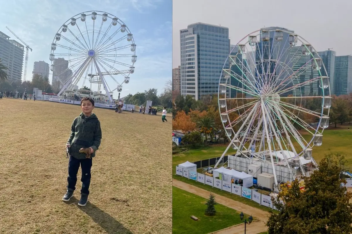 La Gran Rueda en el Parque Araucano de Las Condes, Instagram