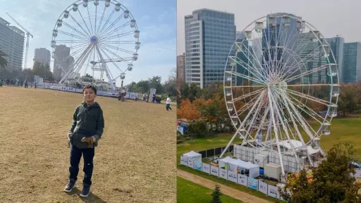 La Gran Rueda en el Parque Araucano de Las Condes, Instagram