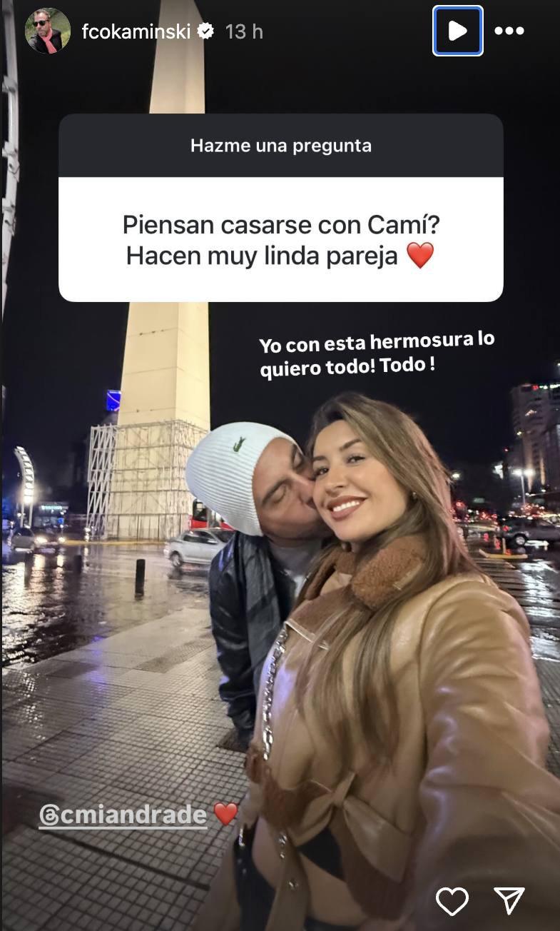 Francisco Kaminski se piensa casar con la ex Miss Chile - Instagram