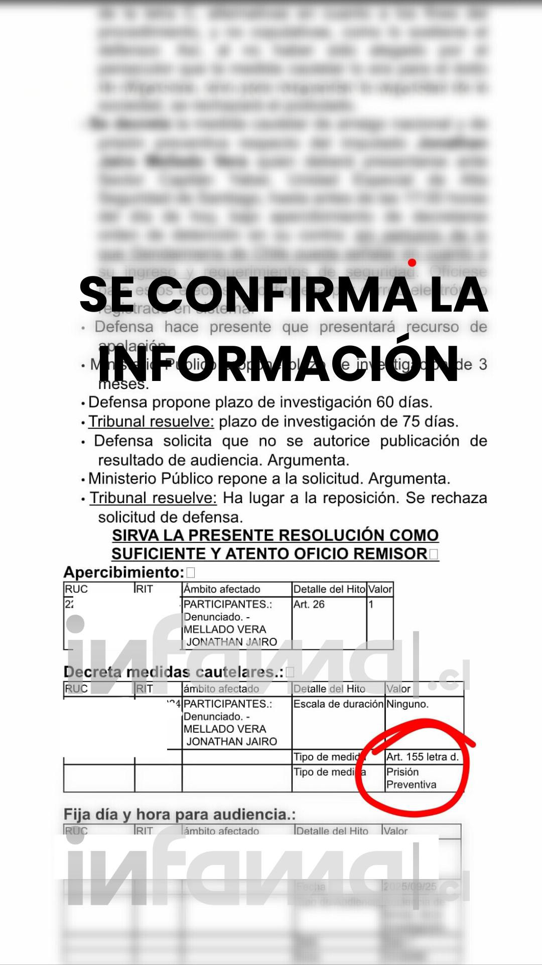 Información de Infama - Captura de pantalla 