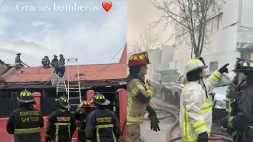 Incendio afectó a casa de los padres de Valentina Toro, Captura 