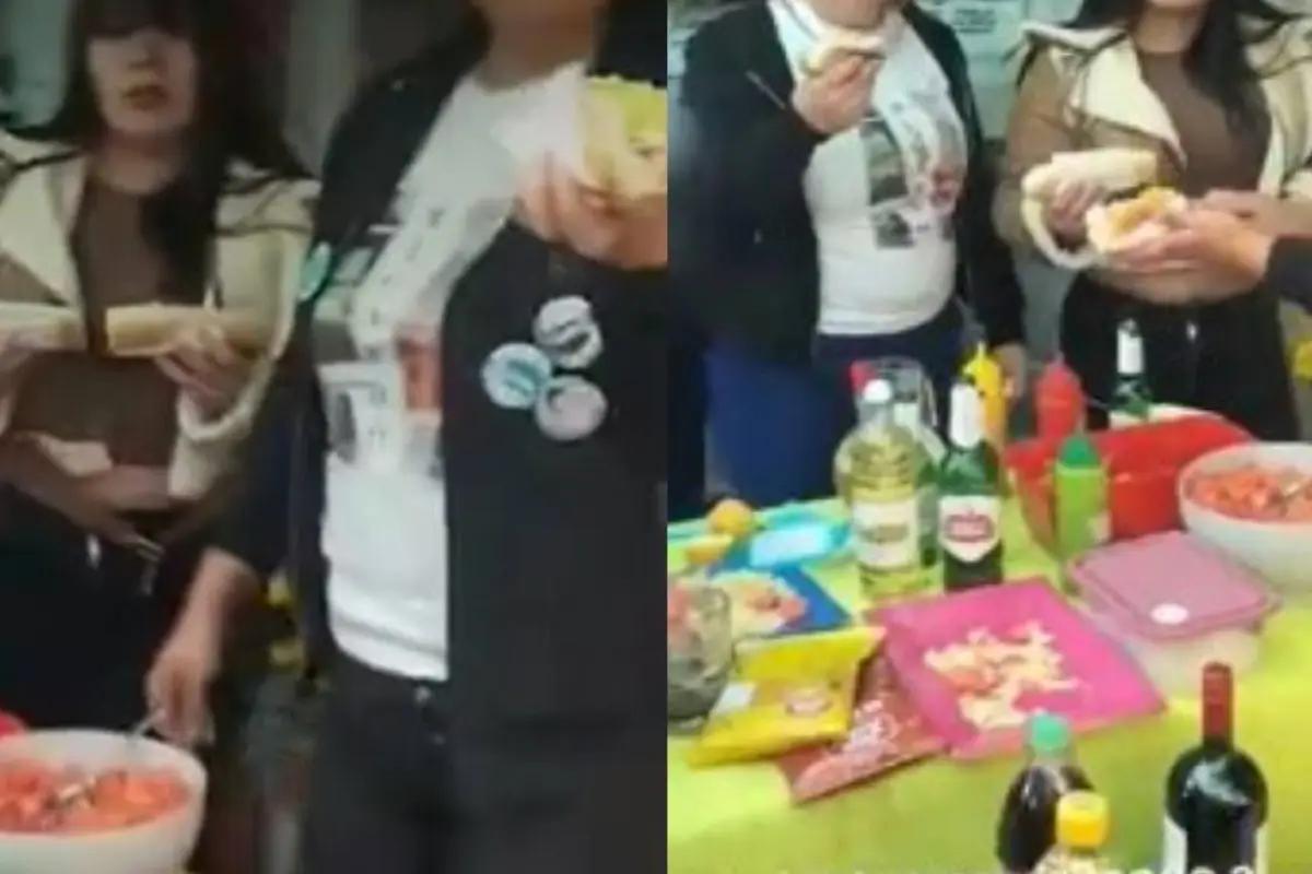 Viral de familia realizando completada en cementerio , Redes sociales | X