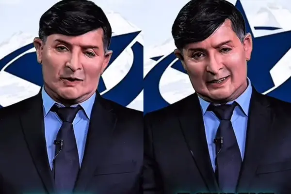 Franco Parisi interpretado por Felipe Parra ,Captura