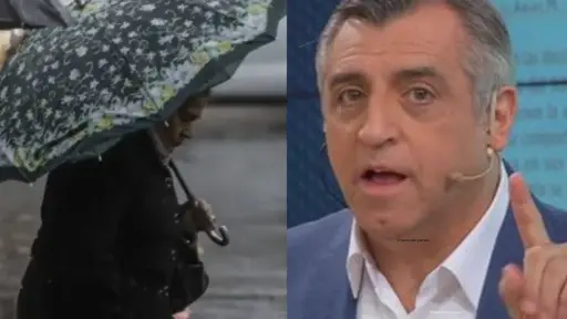 Lluvia en Santiago