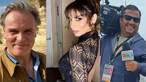Los famosos fuera de la TV, Collage