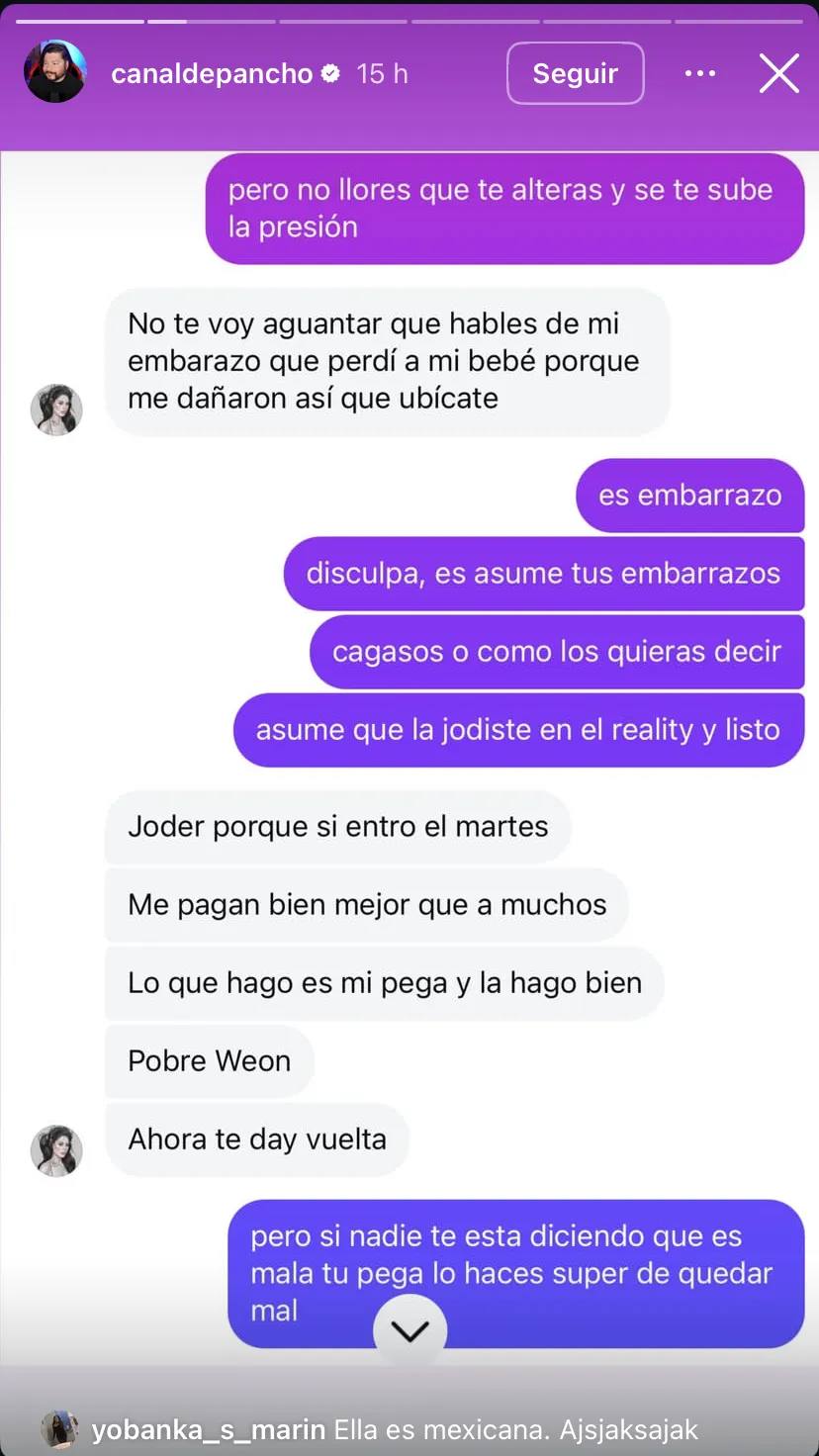 Instagram Canal de Pancho  -     