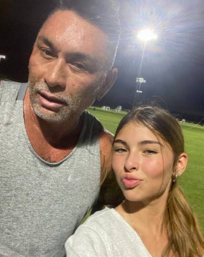 Marcelo Ríos con su hija - Redes Sociales