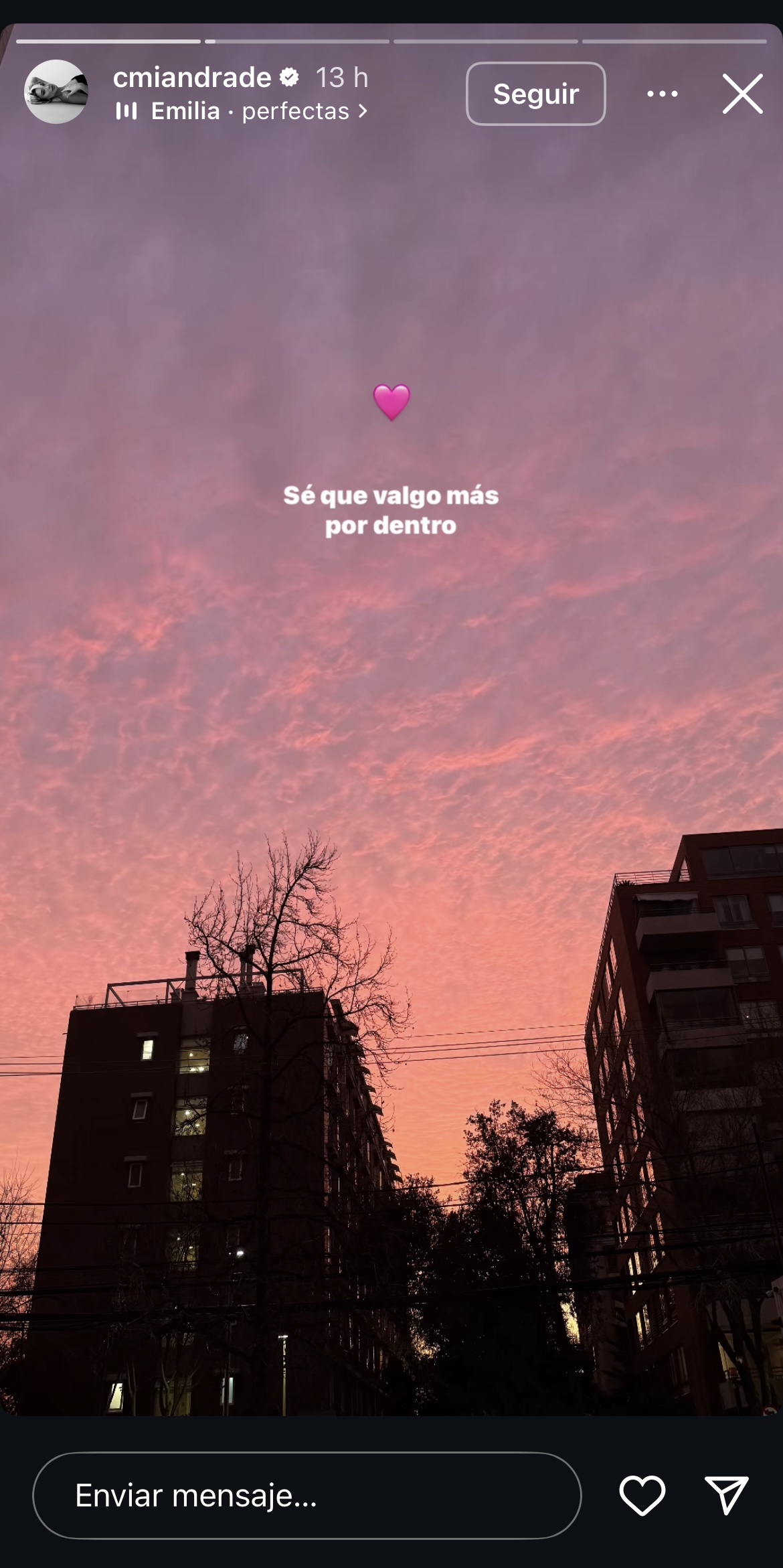Historia de Camila Andrade - Captura de pantalla 