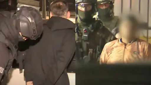 Detenidos por mega operativo en Independencia, Captura de pantalla - Chilevisión