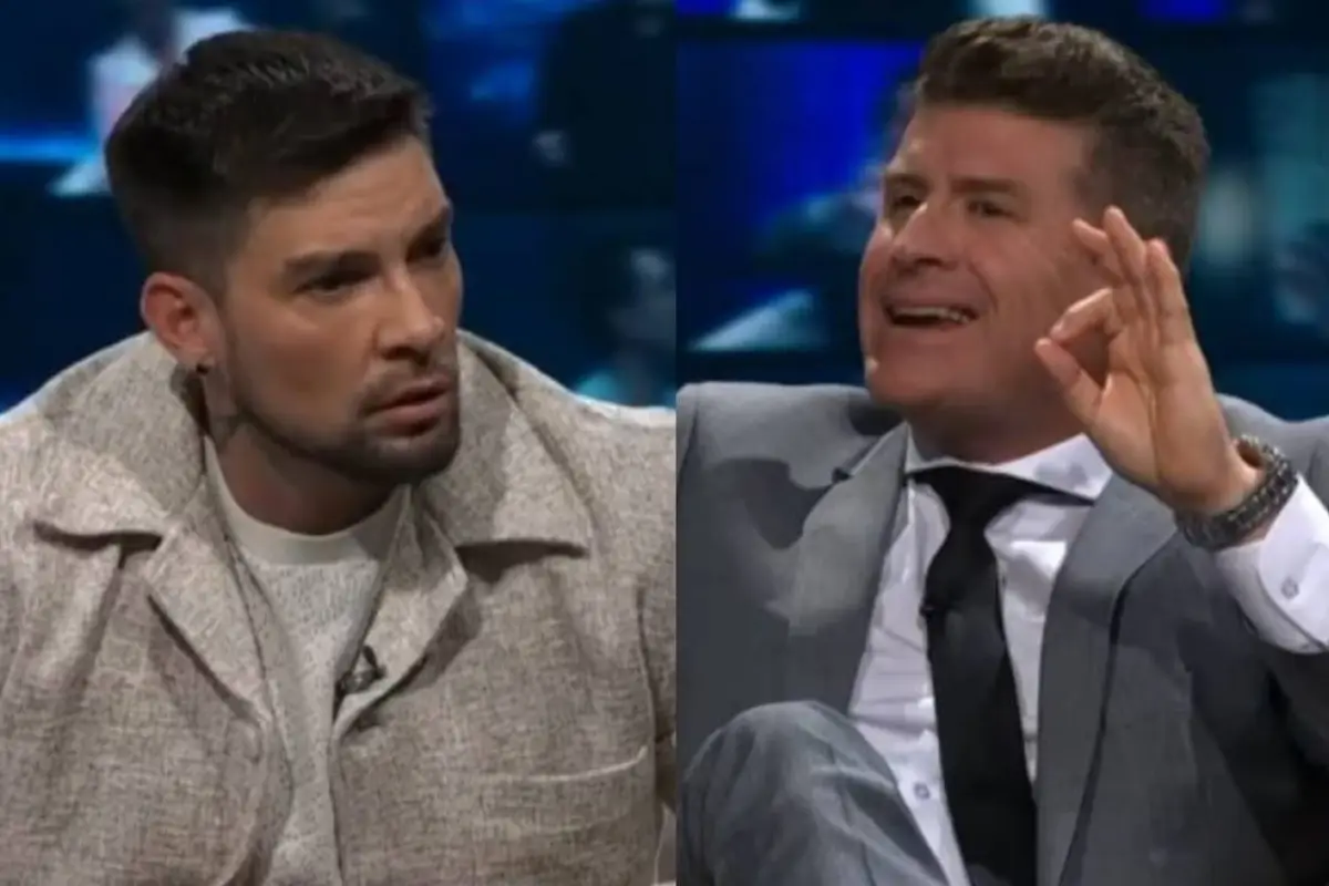 El tenso cruce entre Luis Mateucci y Claudio Rojas , CHV | Captura