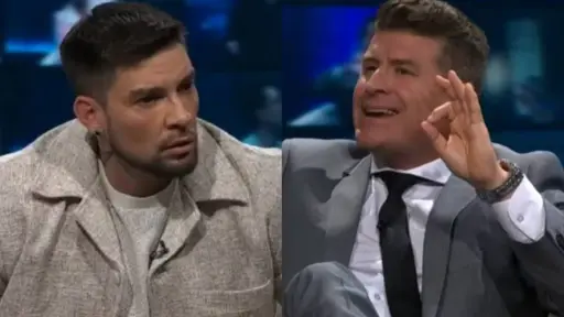 El tenso cruce entre Luis Mateucci y Claudio Rojas , CHV | Captura
