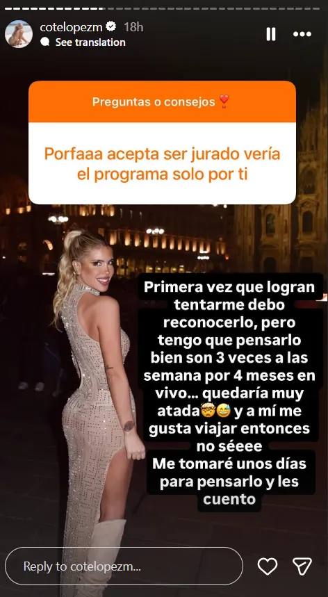 ¿Coté López vuelve a la TV? - Coté López | Instagram