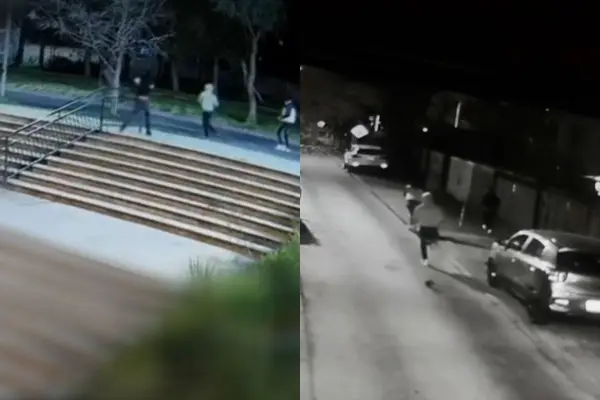 Los delincuentes actúan encapuchados ,Captura