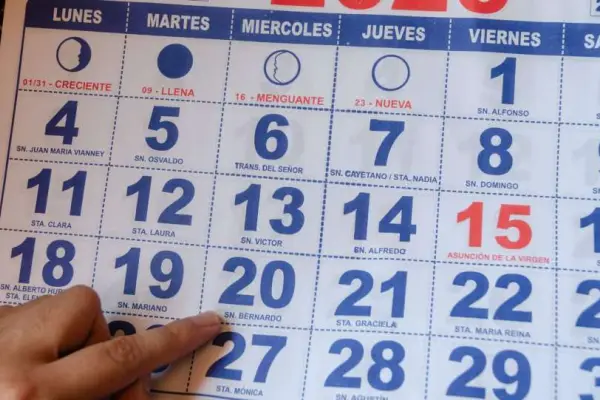 Este miércoles 20 de agosto es feriado ,Redes sociales | Referencial