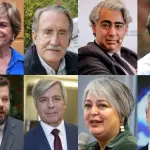 Los ocho postulantes a La Moneda, red X