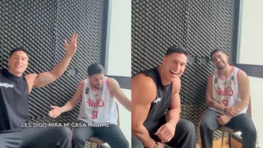 Sammis Reyes mostrando su rap, Captura de pantalla 