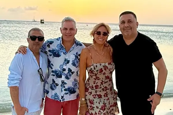 Raquel Argandoña y José Miguel Viñuela en Aruba ,Instagram