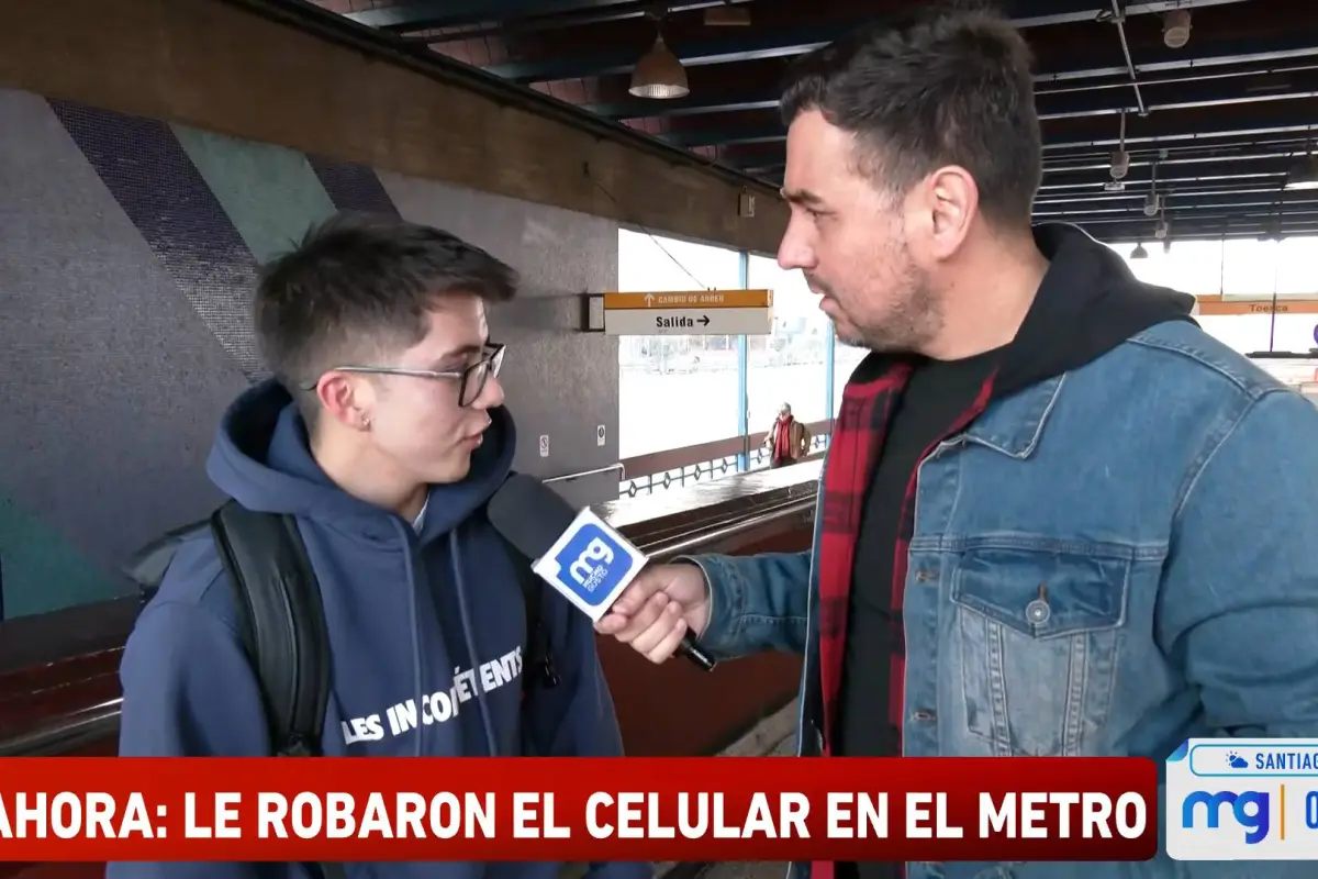 Momento en el que el joven explica su situación, Captura de pantalla