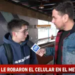 Momento en el que el joven explica su situación, Captura de pantalla