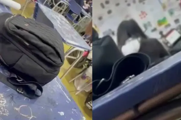 Polémica por video de profesor que le grita a estudiante tras supuesta defensa a Pinochet  ,Captura 