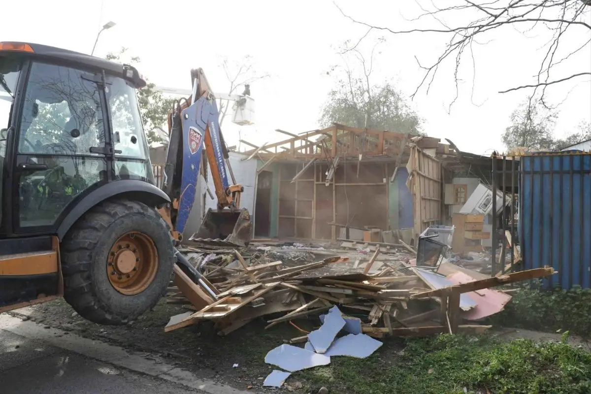 Demolición de inmueble en La Florida, Cedida
